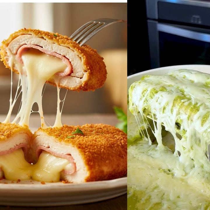 Orden de 5 Enchiladas Suizas + Pechuga Rellena