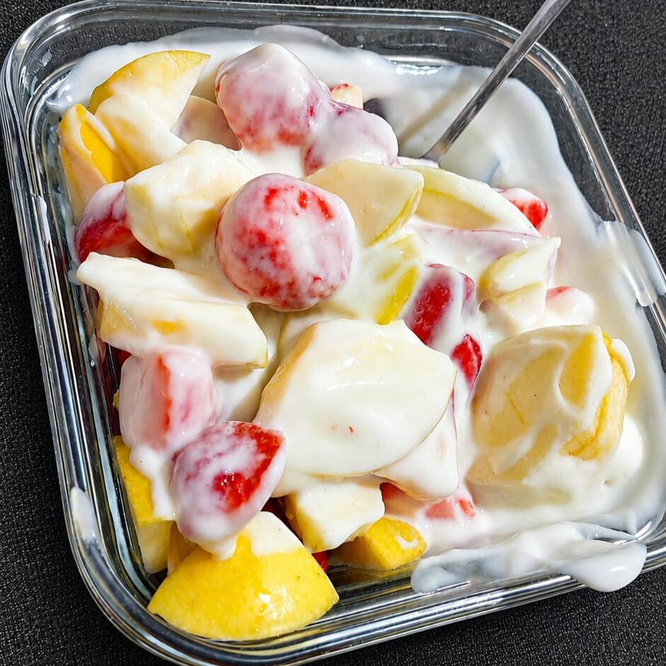 🍓🥤 FRUTA CON YOGURT🥤🍓
