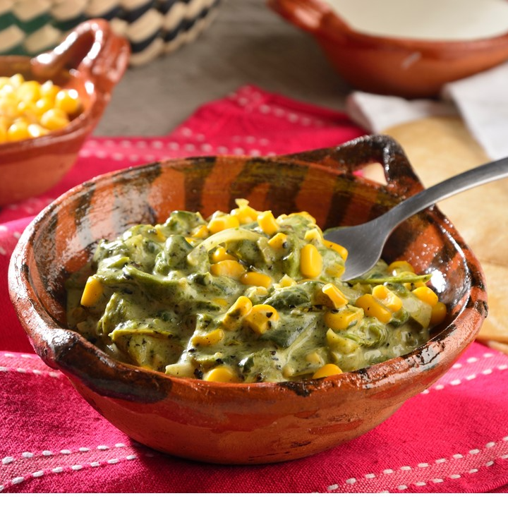 Guisados Rajas Con Crema