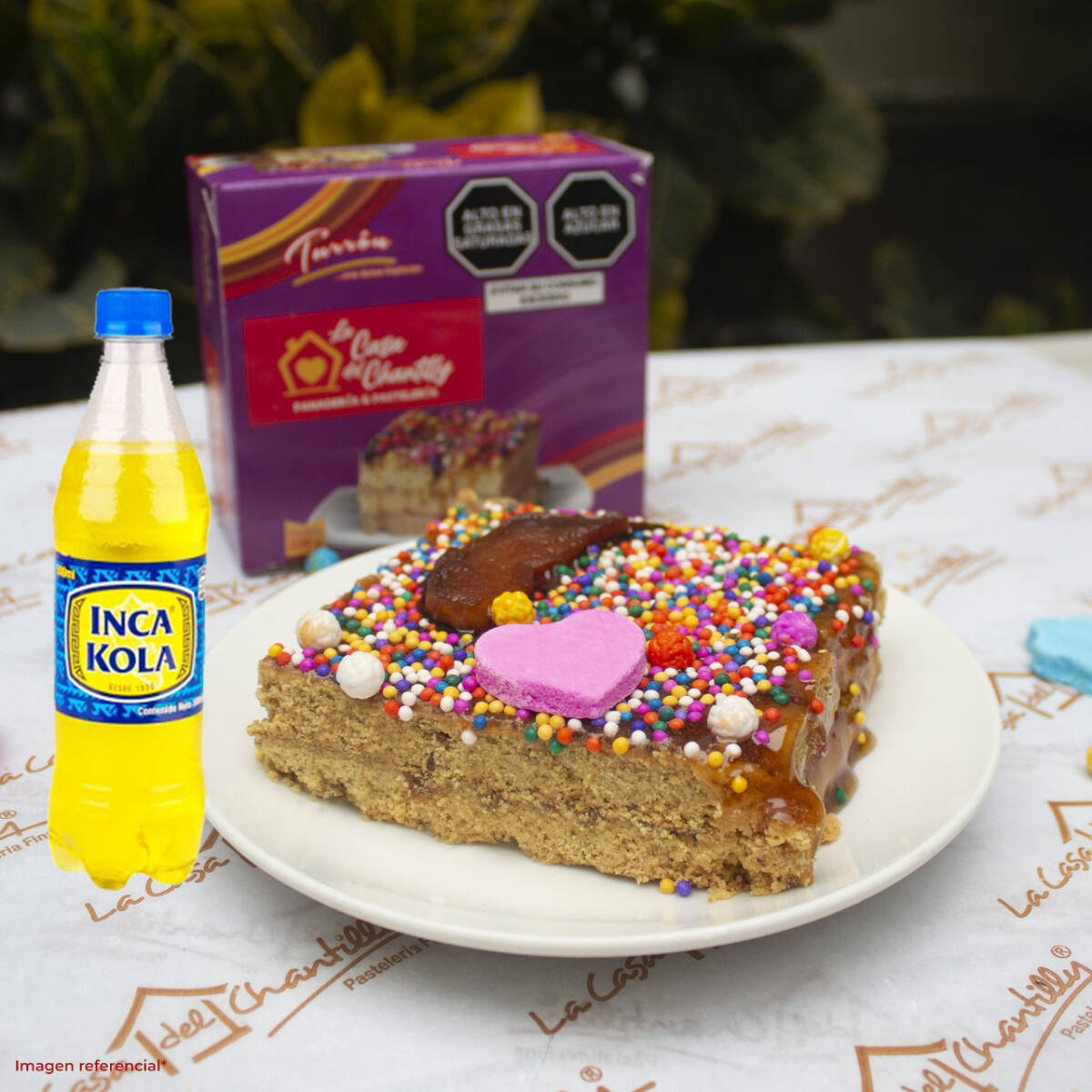 1 Turron 1/4 + gaseosa 500 ml