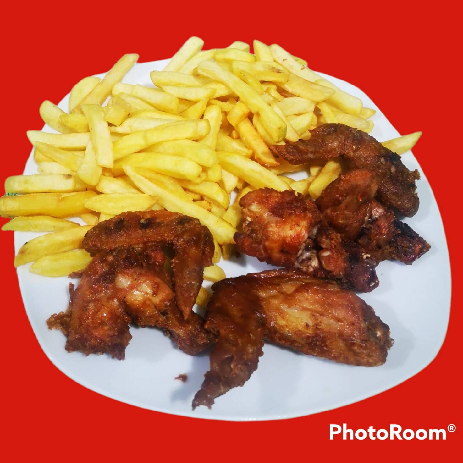 Boca de Alas con papas