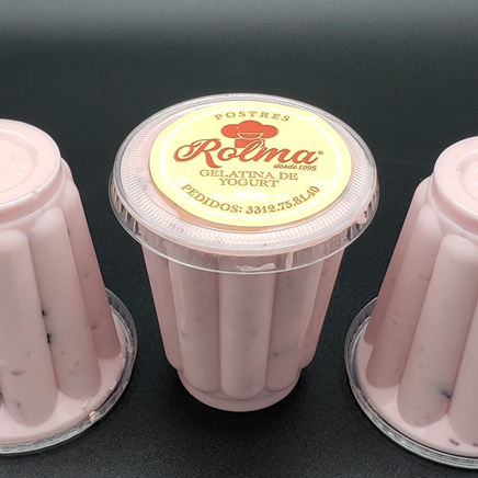 Gelatina de Yogurt de Frutos Rojos Rolma