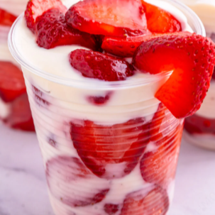 Fresas con Crema Chica