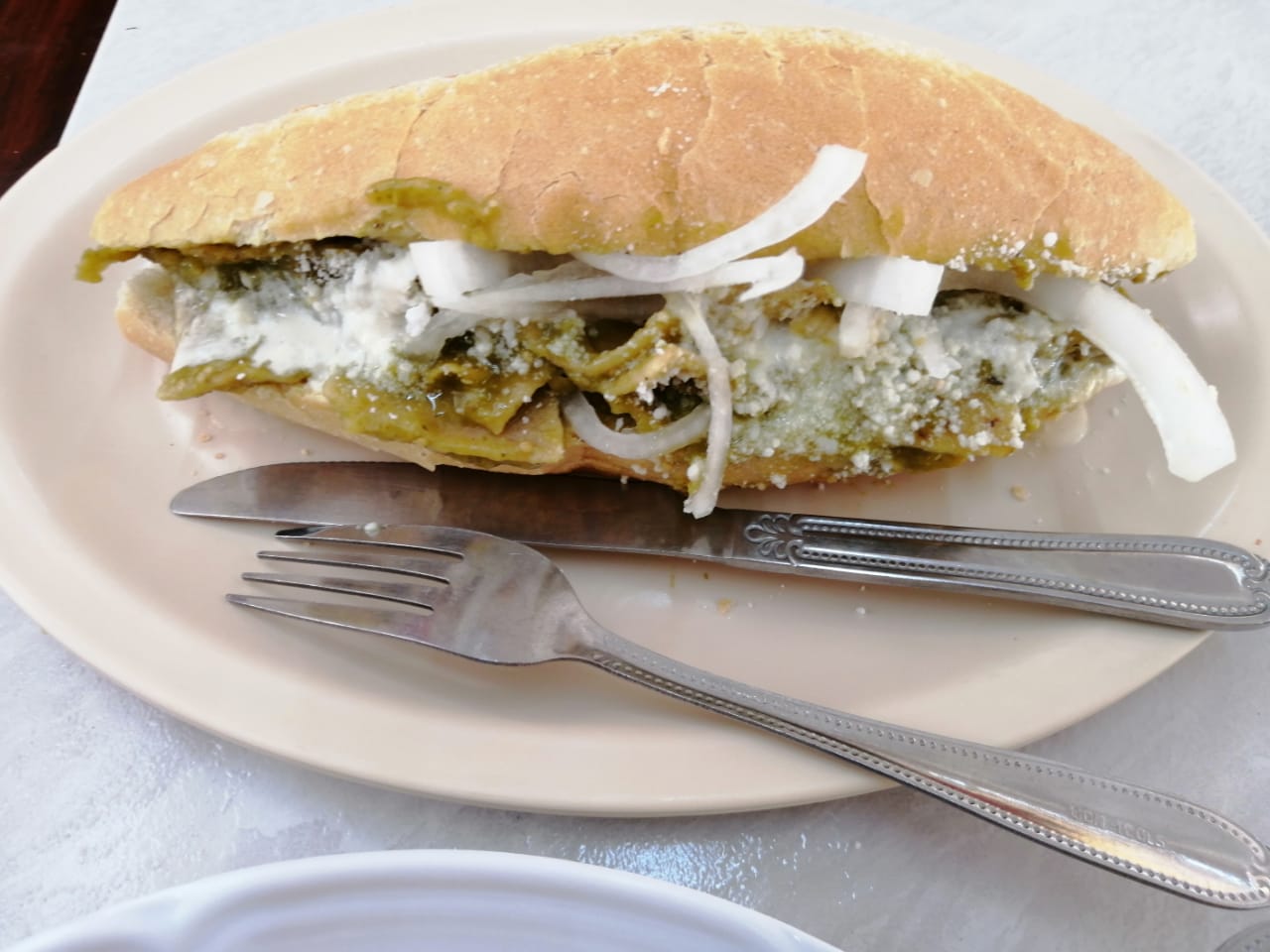 Lonche de Chilaquiles