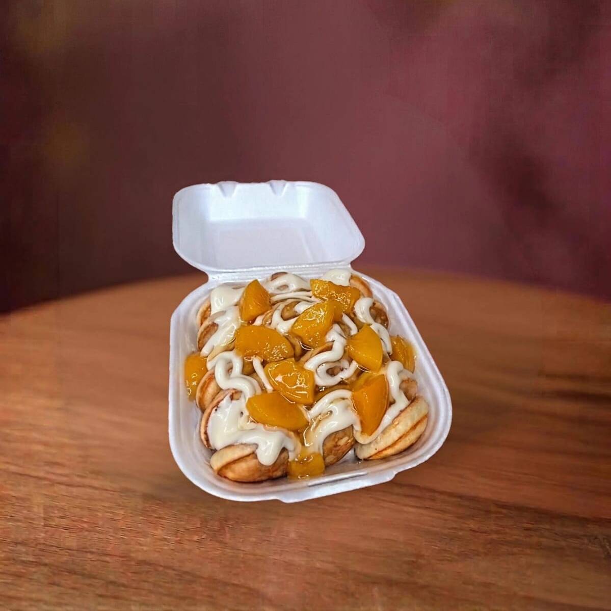 Mini Hot Cakes Lechera y Durazno
