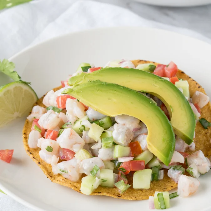 Tostada de Ceviche