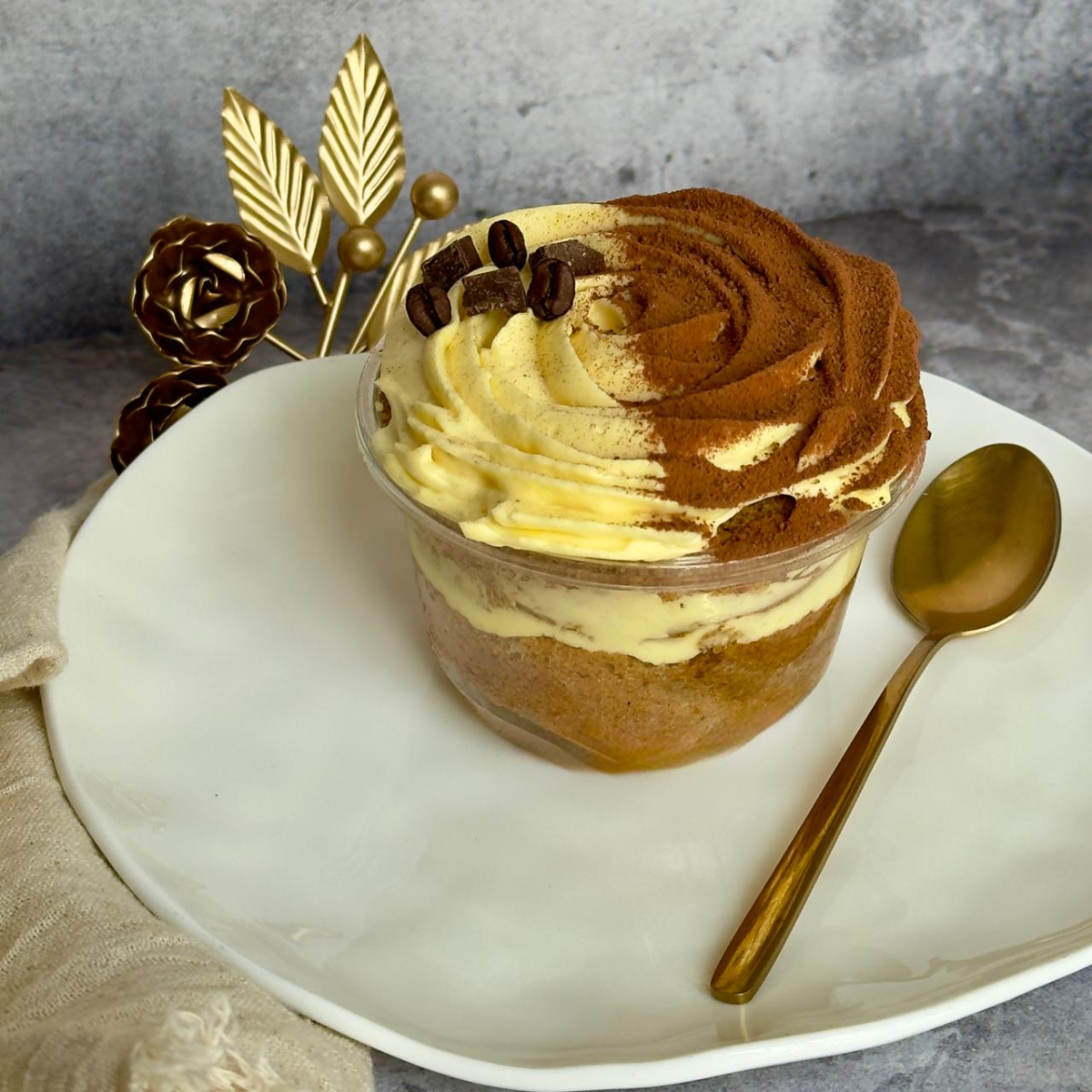Pastel Tiramisú Italiano Individual