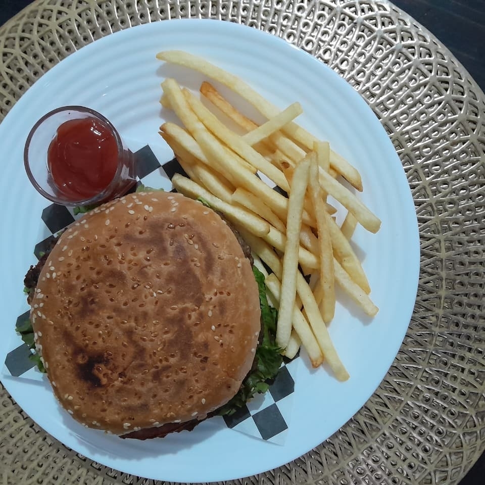 Hamburguesas y Frappé