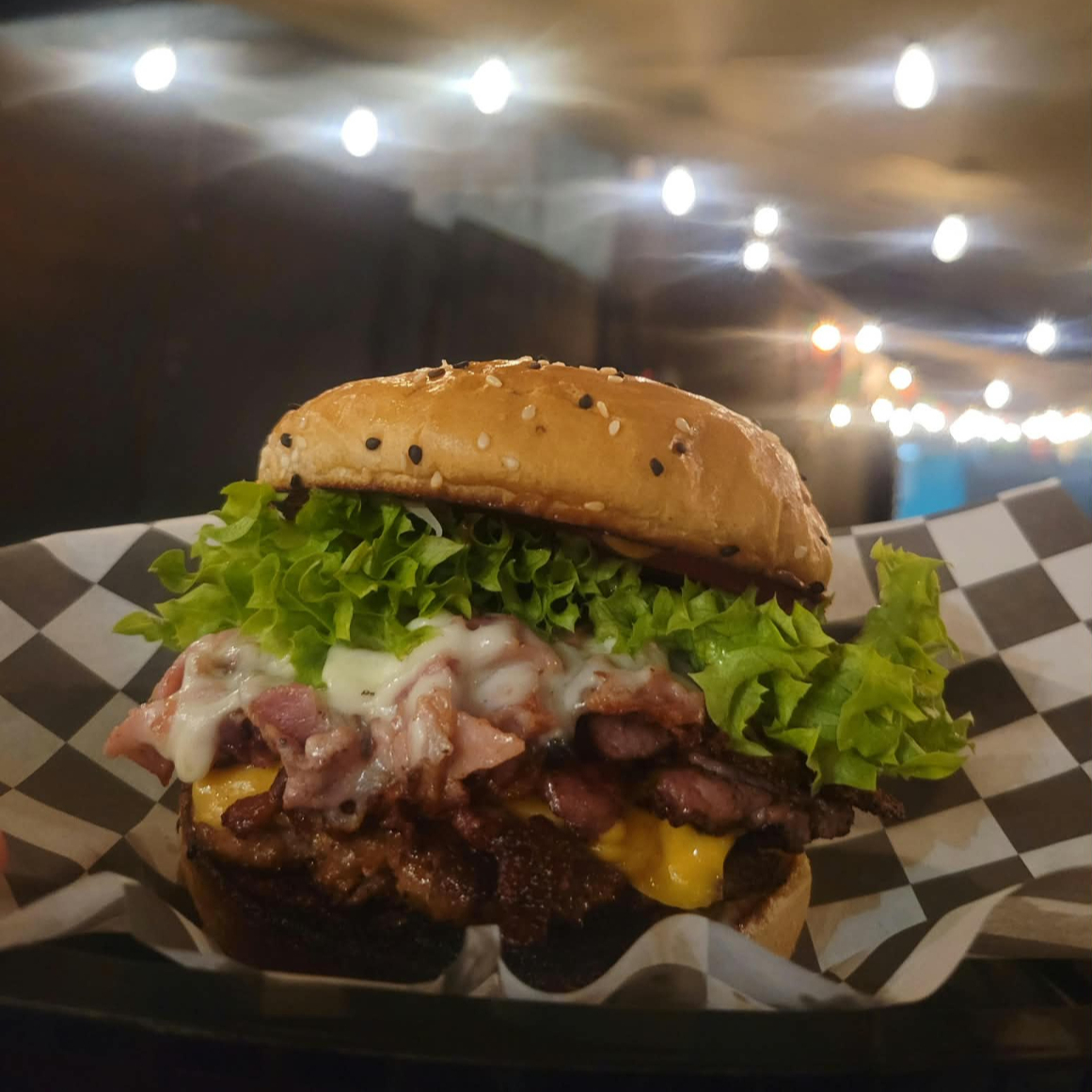 Hamburguesa de Arrachera
