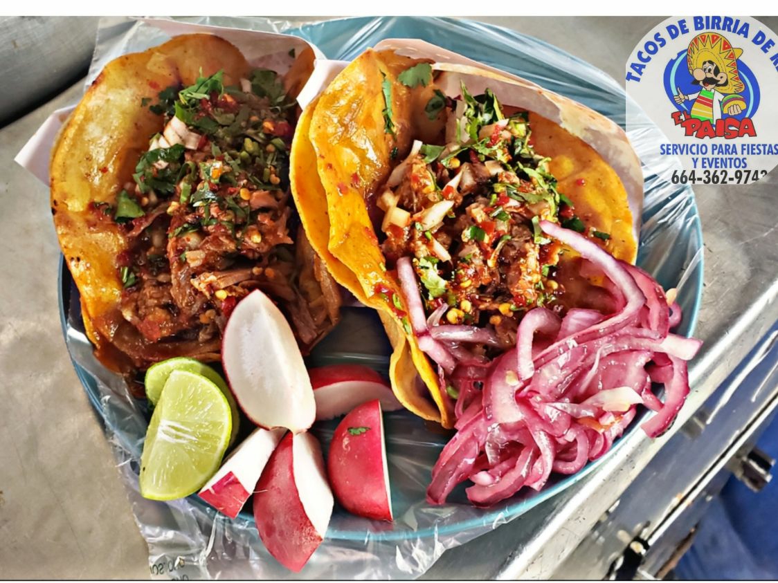 Combo-3 Tacos de Birria + Agua de Cebada Mediana