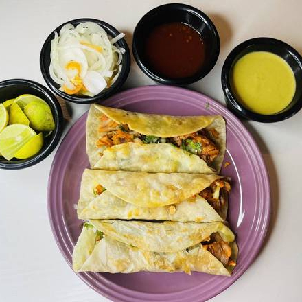 Taco de Pastor (Tortilla de Harina)