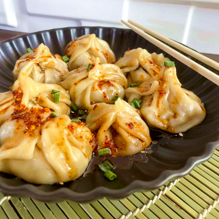 Dumplings al Vapor
