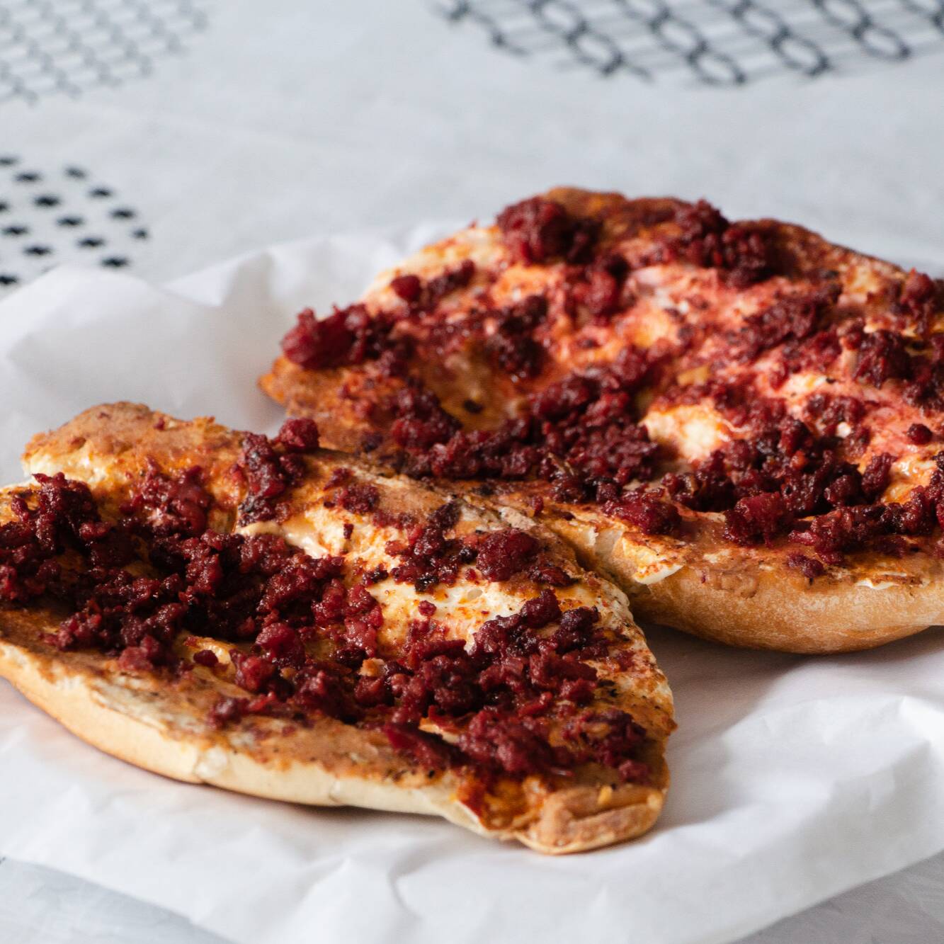 Mollete de chorizo