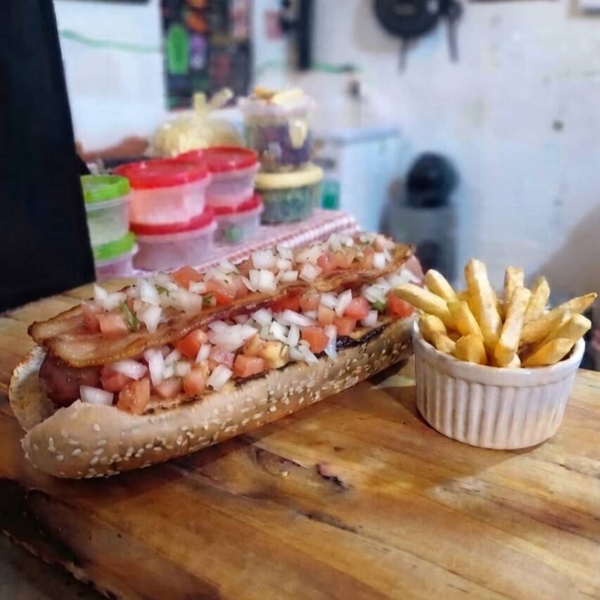Dogo Clásico 20cm con Papas