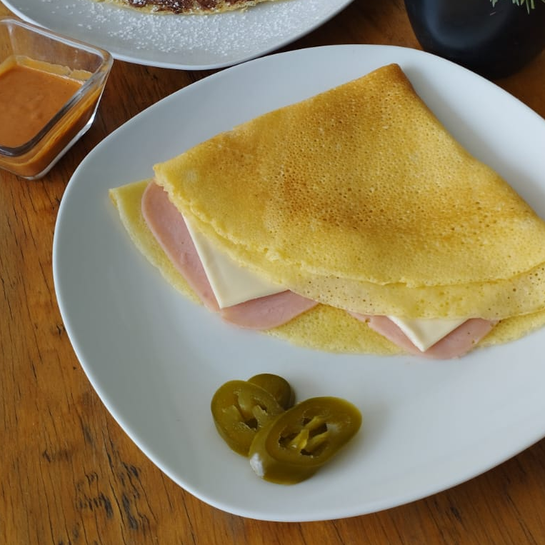 Crepa Salada 2 Ingredientes