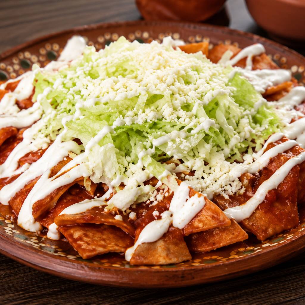 Chilaquiles Rojos Sencillos