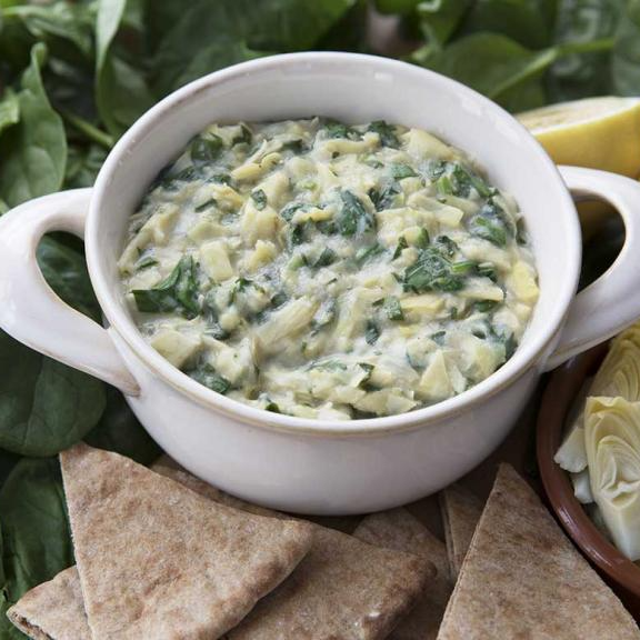 Dip de Espinacas y Alcachofa