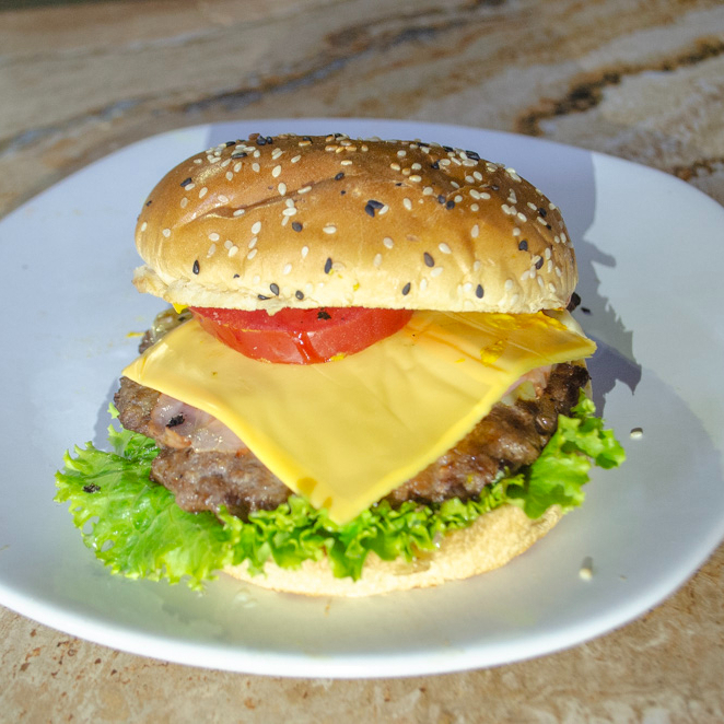 Hamburguesa Extra Queso al Carbón