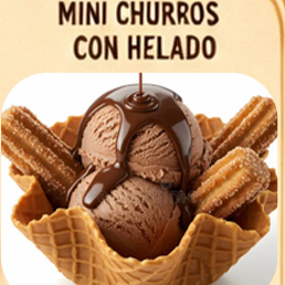 Mini Churros con Helado