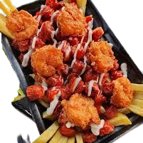 Salchipapas Chi-Chi de Camarón