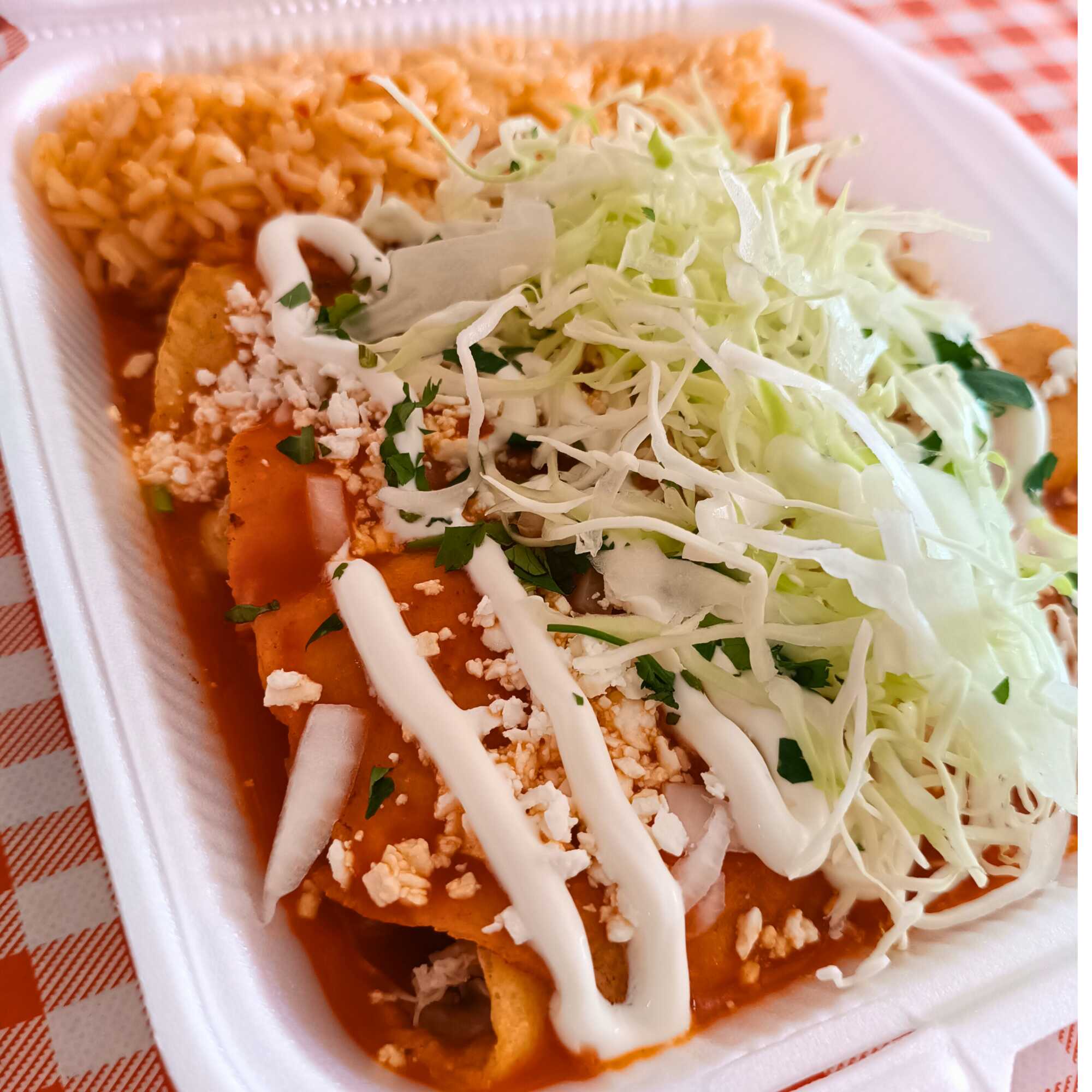 Enchiladas de Pollo