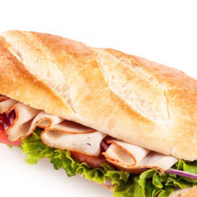 Baguette de jamon y peperoni