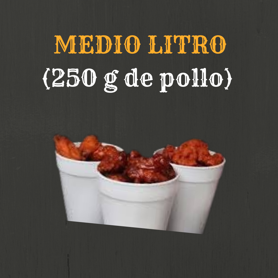 MEDIO LITRO DE BONELESS (250 G - 10-12 PZ)