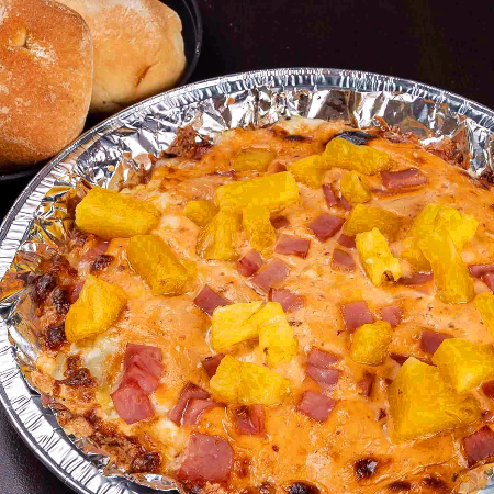 Papa al horno hawai
