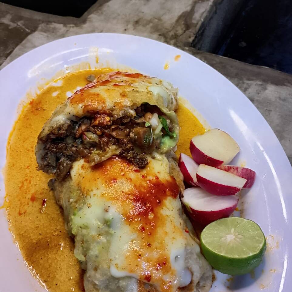 SUPER BURRO ASADA CON PAPAS