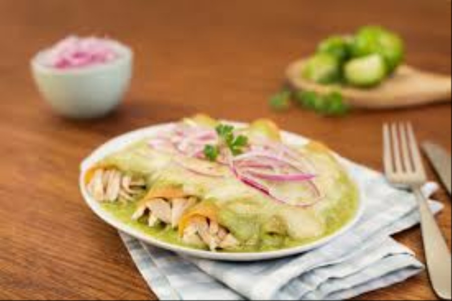 ENCHILADAS SUIZAS DE POLLO