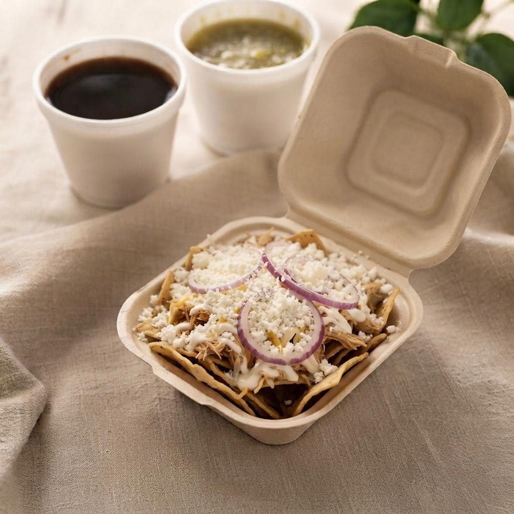Box de chilaquiles + CAFÉ