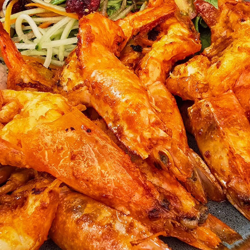 Cámarones a la Plancha
