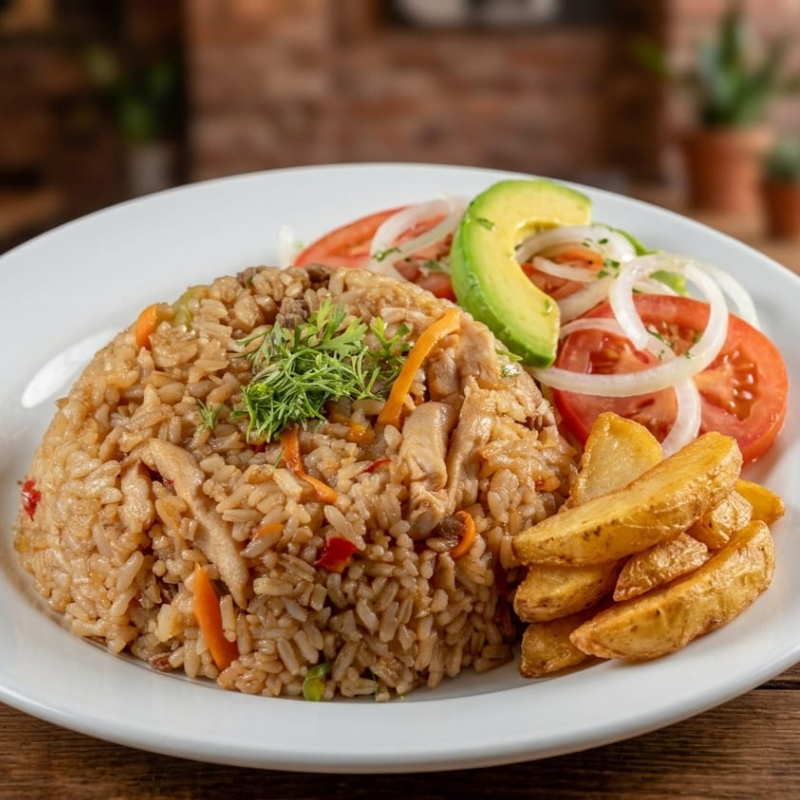 Arroz Quillero + GRATIS Bebida y postre