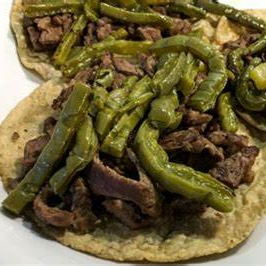 Taco de Bistec de Res.