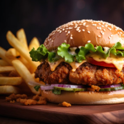 Hamburguesa Colburger Pollo+Papas+Gaseosa250ml