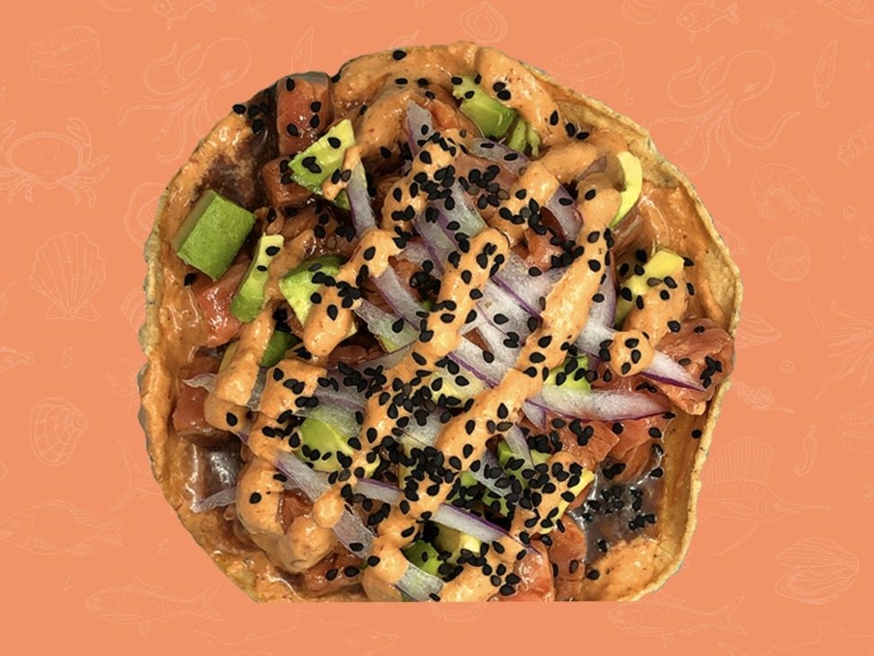 Tostada de Salmón