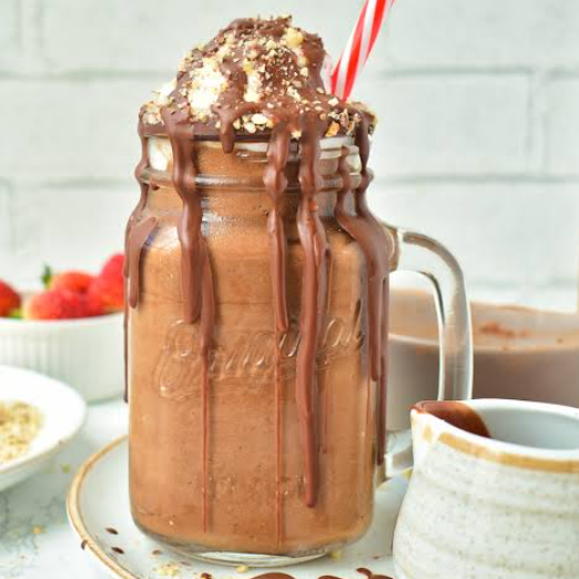 Malteada de chocolate