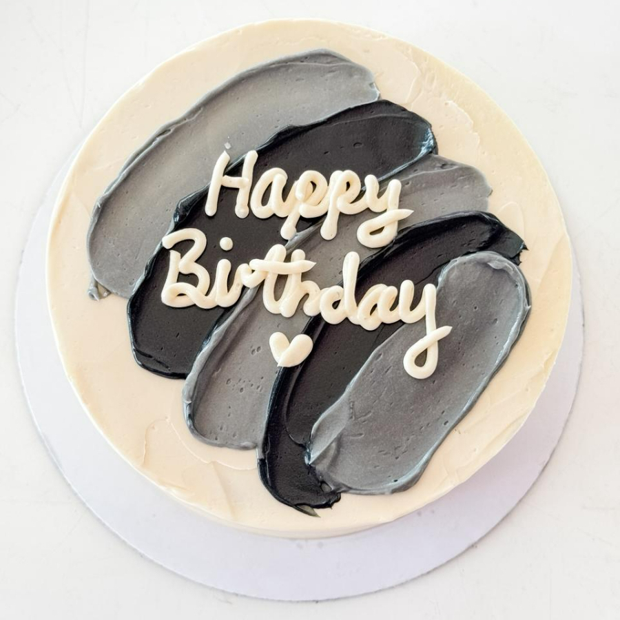 Black n Grey Brushstrokes