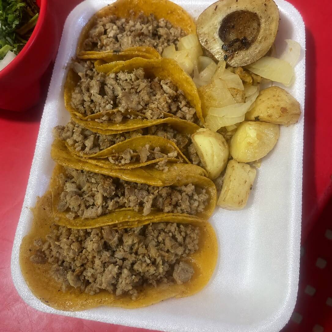 TACOS DE BISTEC C/5 + TUETANO