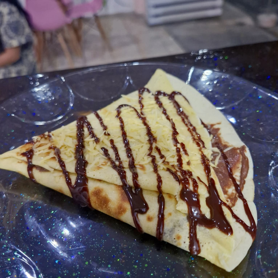 Crepa de Queso de bola con nutella