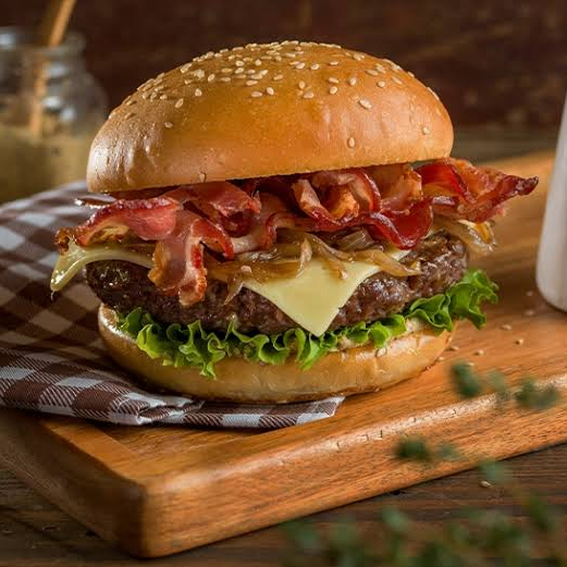 Hamburguesa Clasica Tocino