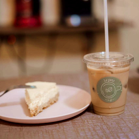 Cheesecake Frambuesa y Vainilla Latte