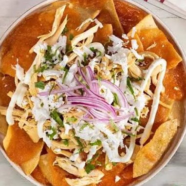 Chilauiles Con Pollo