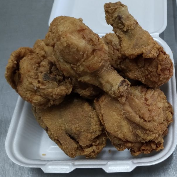 6 Piezas de Pollo Frito (pierna y Muslo)