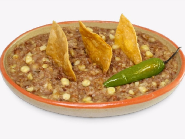 Orden de Frijoles con Elote 1/2 Litro