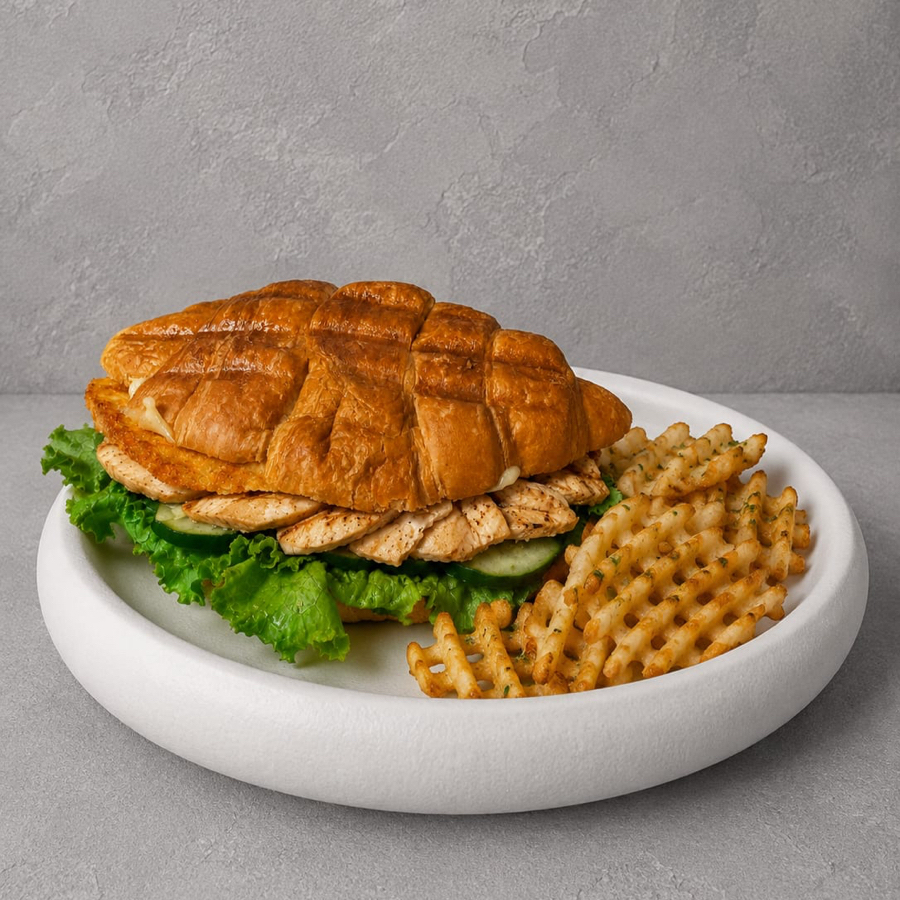 CROISSANT D´ POLLO A LA PLANCHA