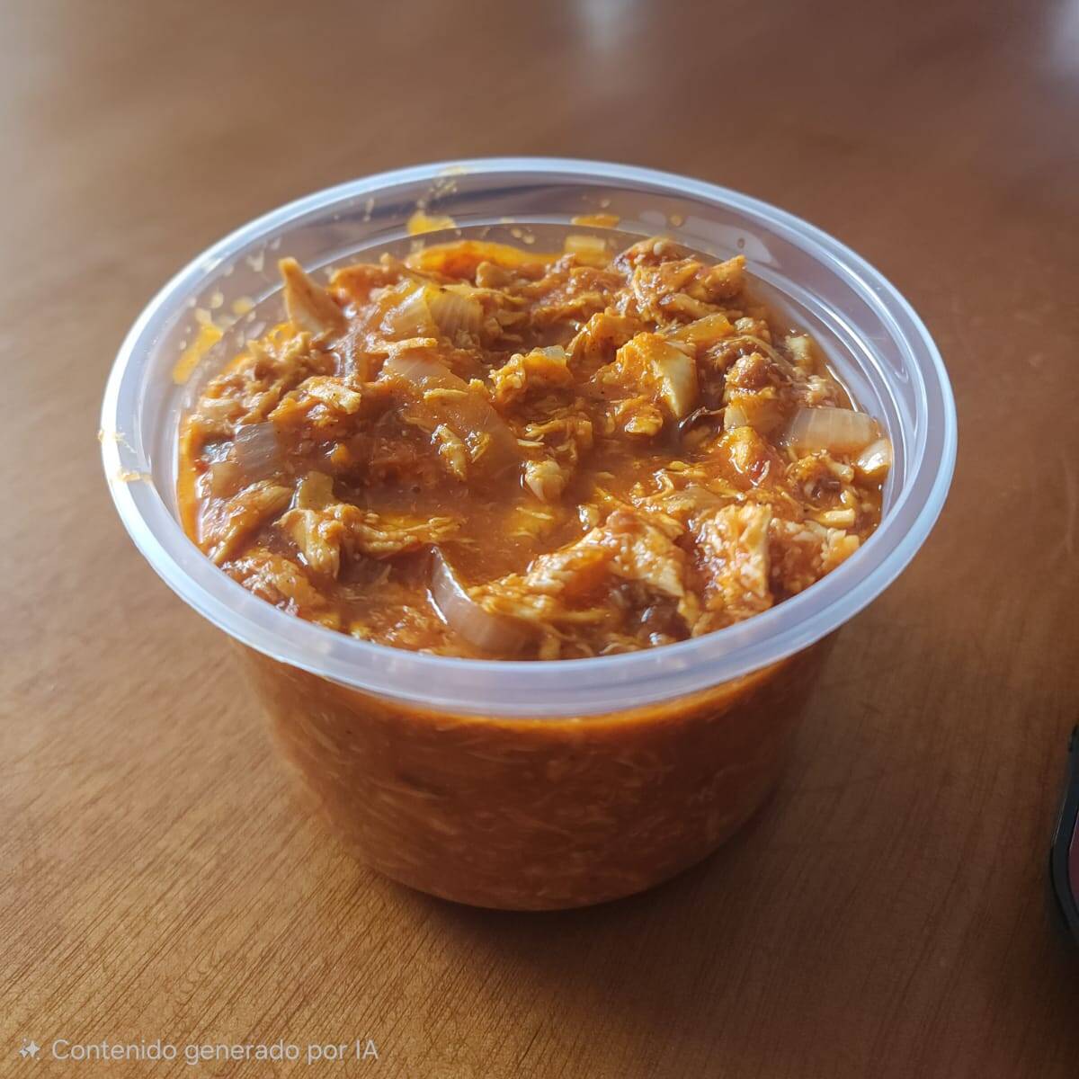 1/2 lt. Tinga de Pollo Casera