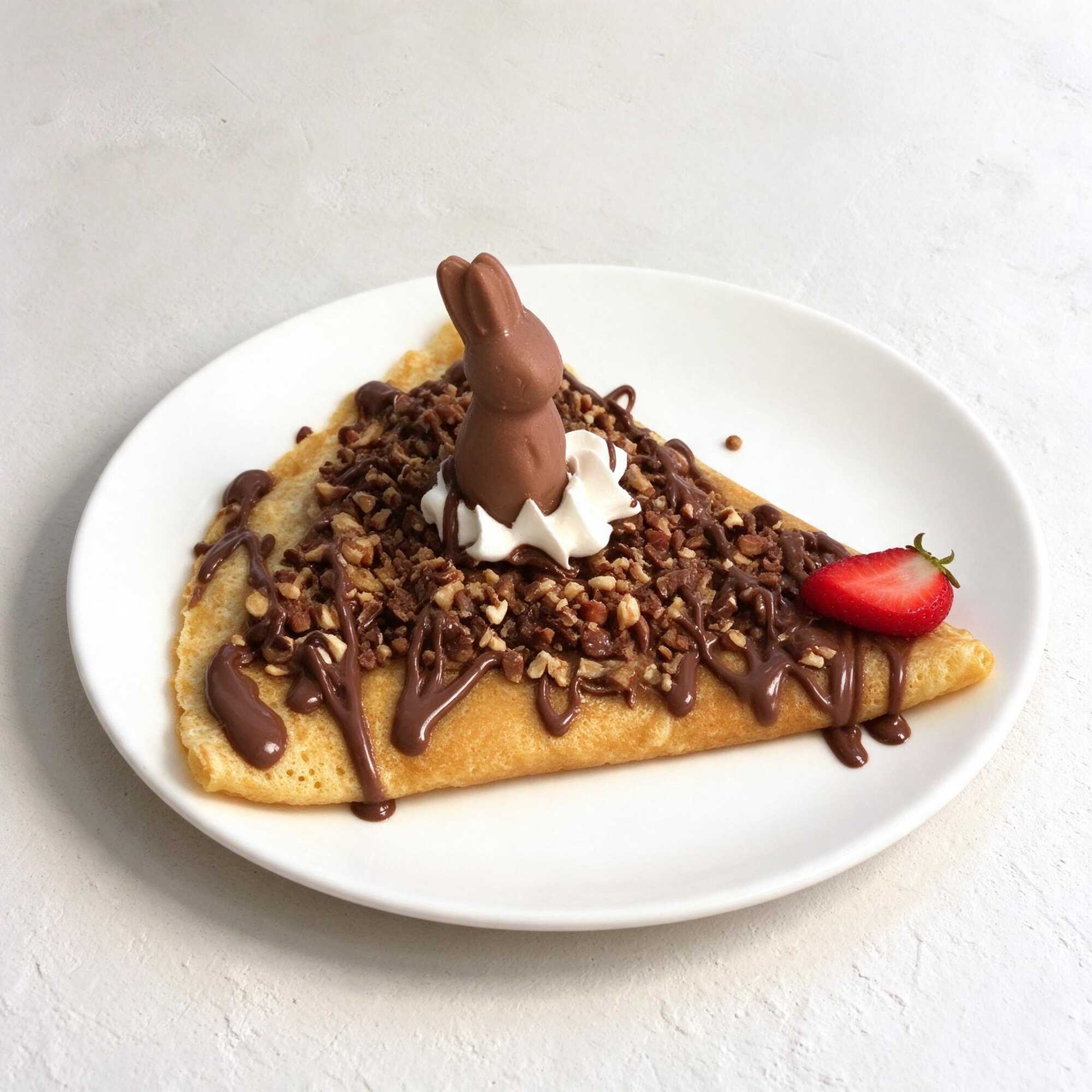 Crepa de Nutella con Conejito y Nuez