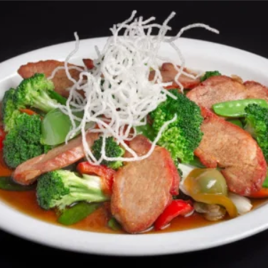 Chancho Asado con Verduras