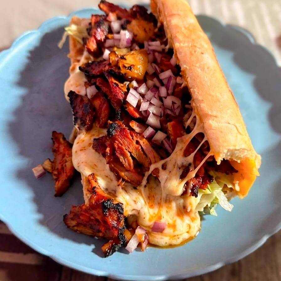 Tranca Al Pastor Con Queso